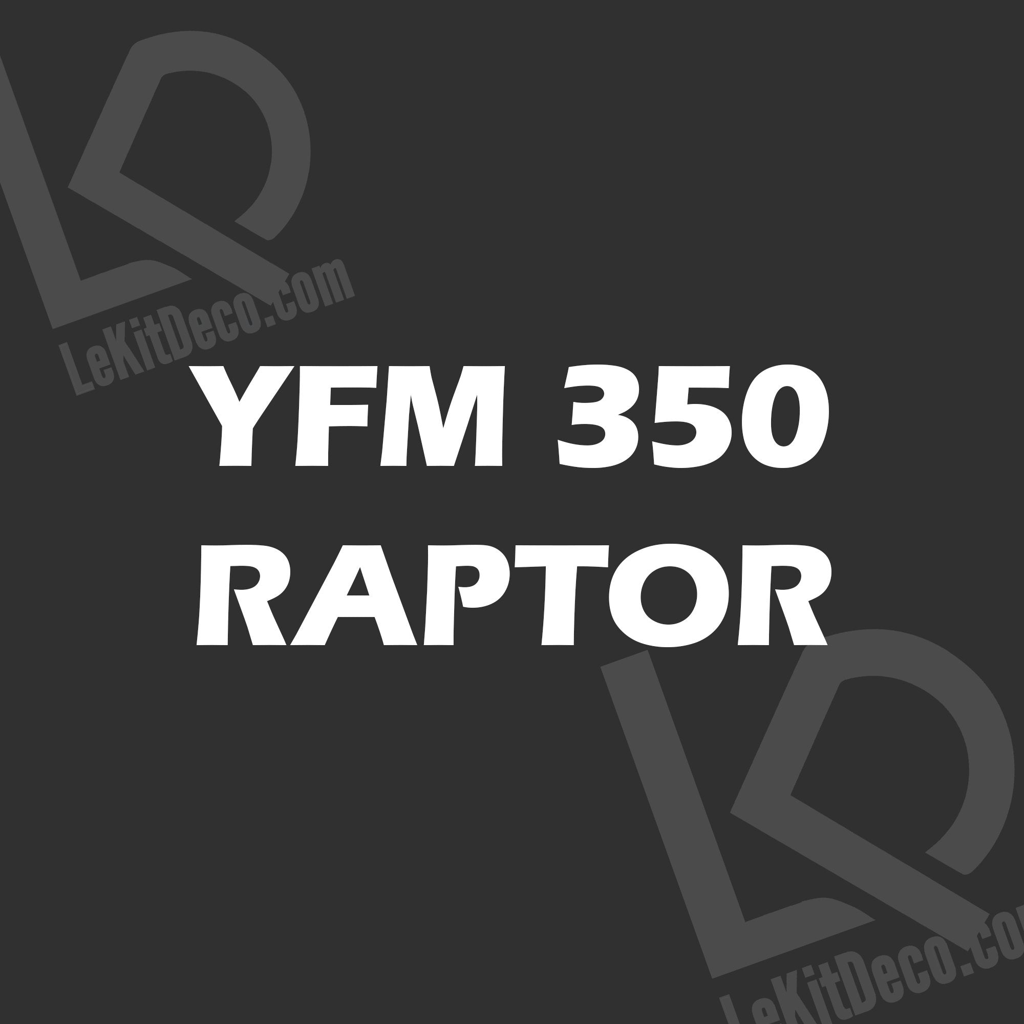 YFM 350 RAPTOR