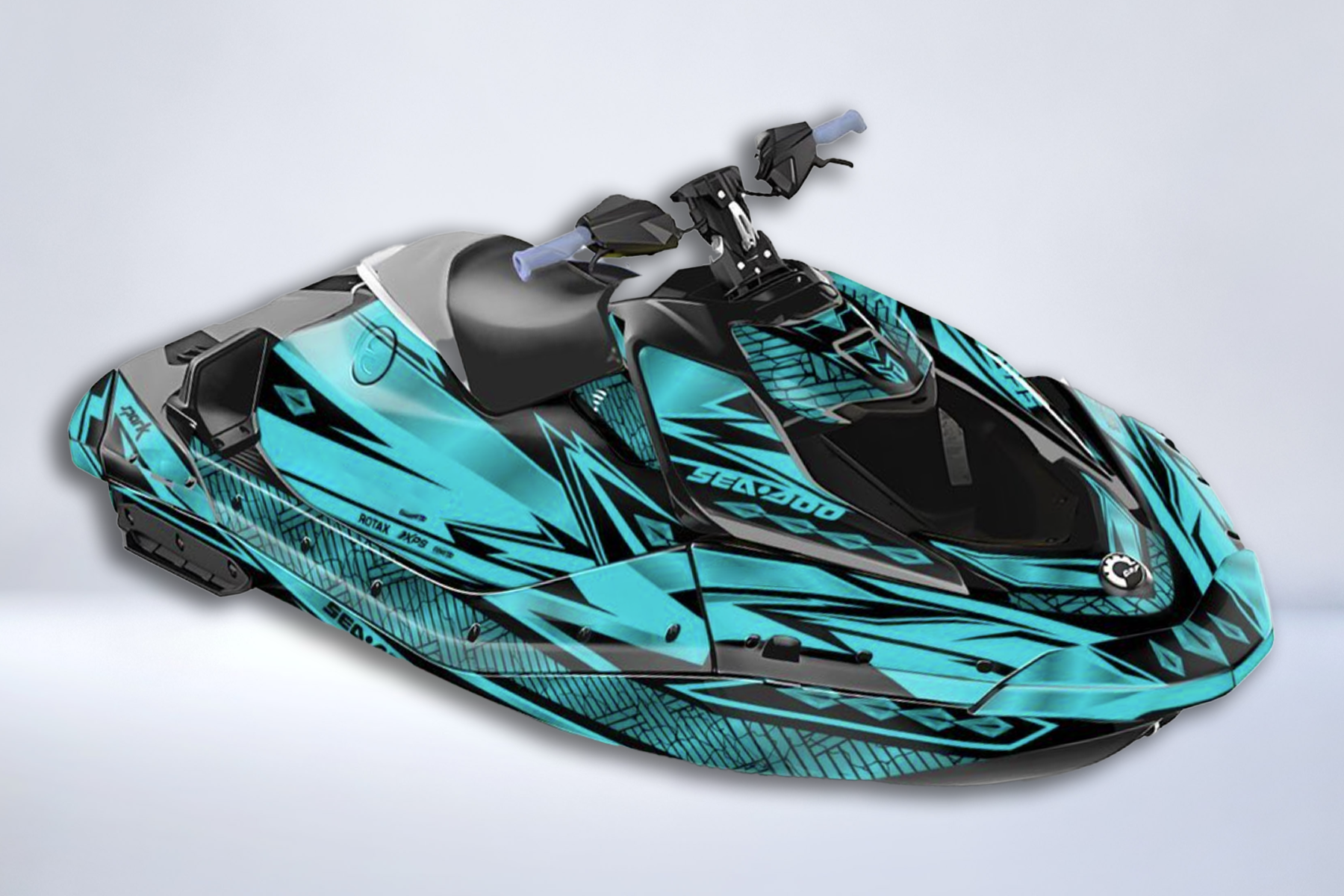 SEA DOO SPARK TRIXX 2UP 3UP 2024-2026 Jetski Graphics Template Vector