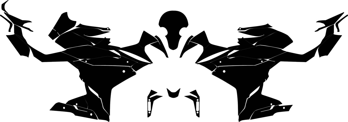 CF MOTO 250 300 SR SPORTBIKE TEMPLATE GRAPHICS