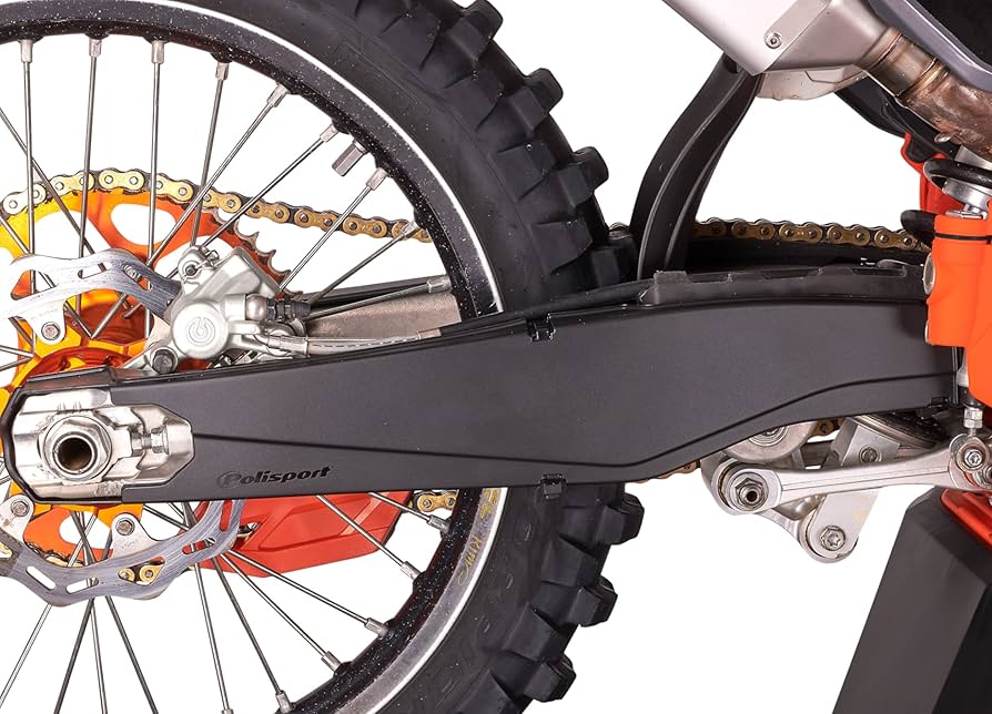 KTM SX-SXF 2019-2022 POLISPORT SWINGARM GUARDS TEMPLATE VECTOR
