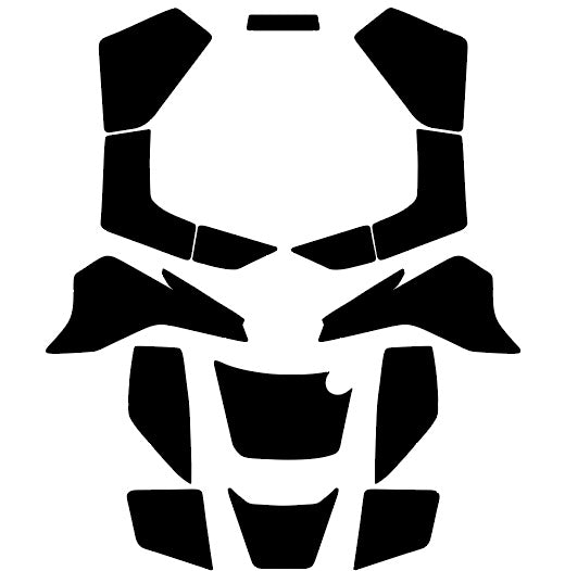 SUZUKI LT 80 ATV QUAD 1987-2006 ATV Graphics Template Vector