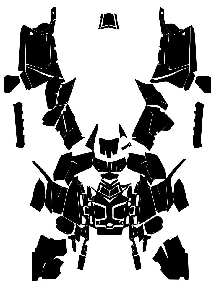 POLARIS SCRAMBLER 850-1000 2013-2021 full kit ATV Graphics Template Vector