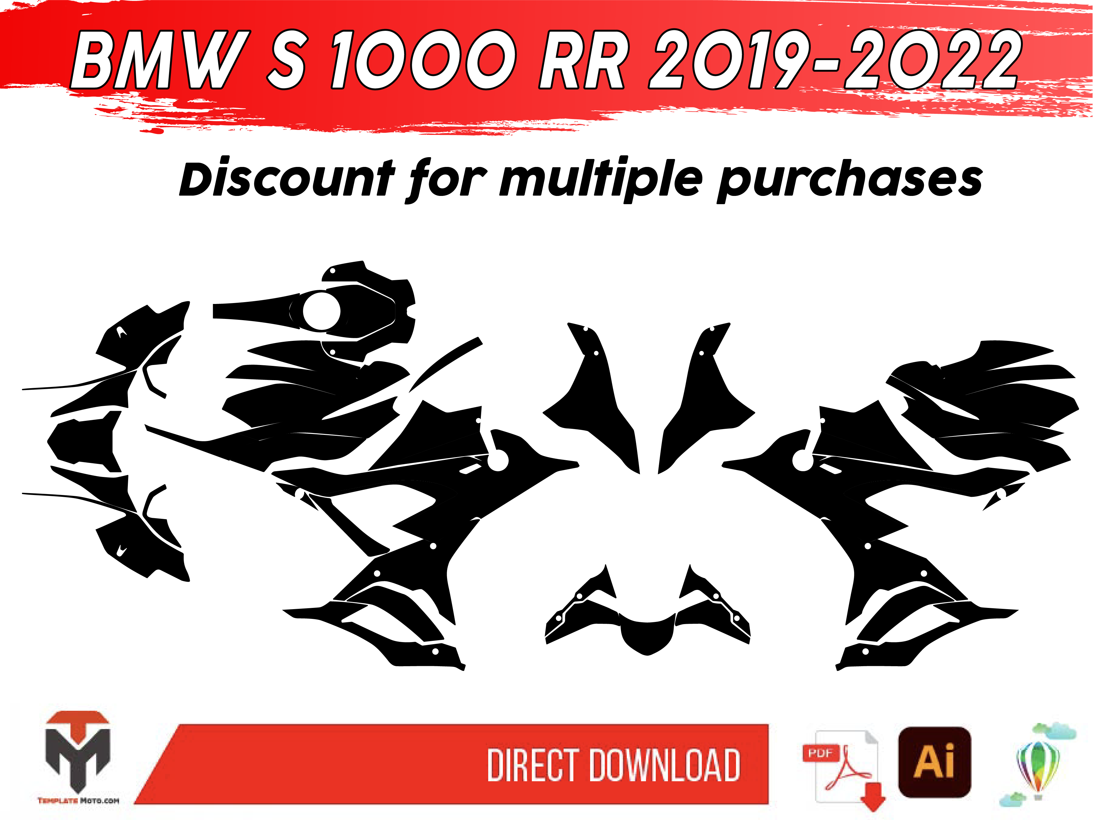 BMW S1000RR 2019-2022 Original Fairing S 1000 RR