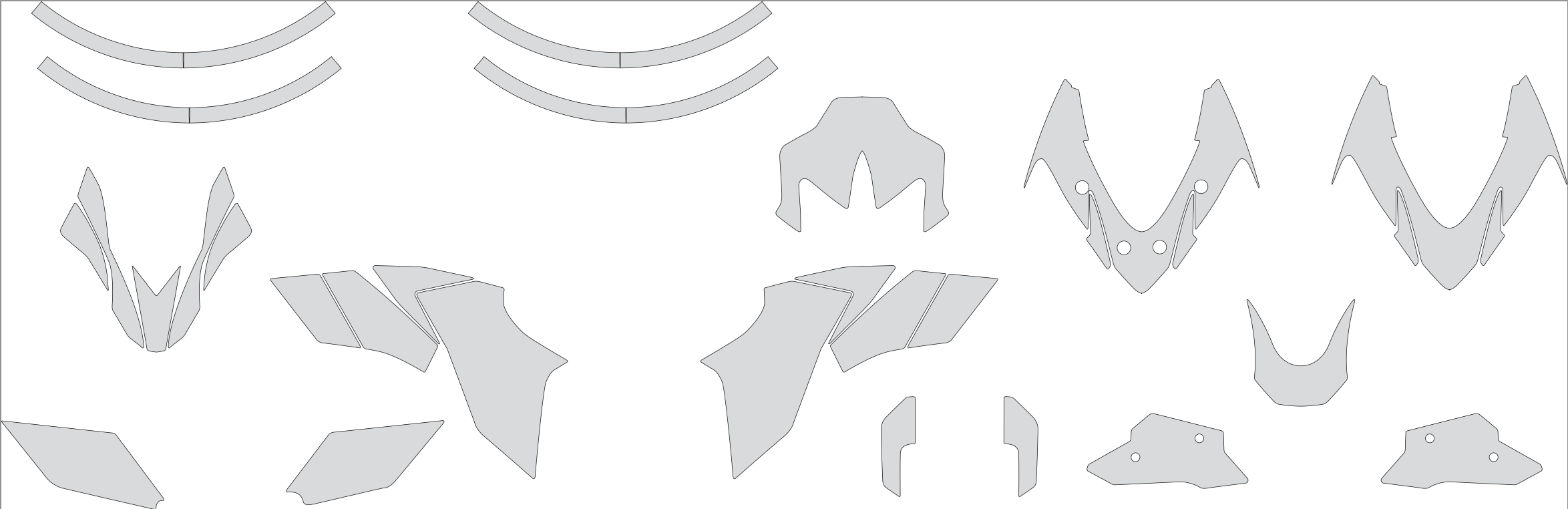 APRILIA DORSODURO 750 900 Streetbike Graphics Template Vector