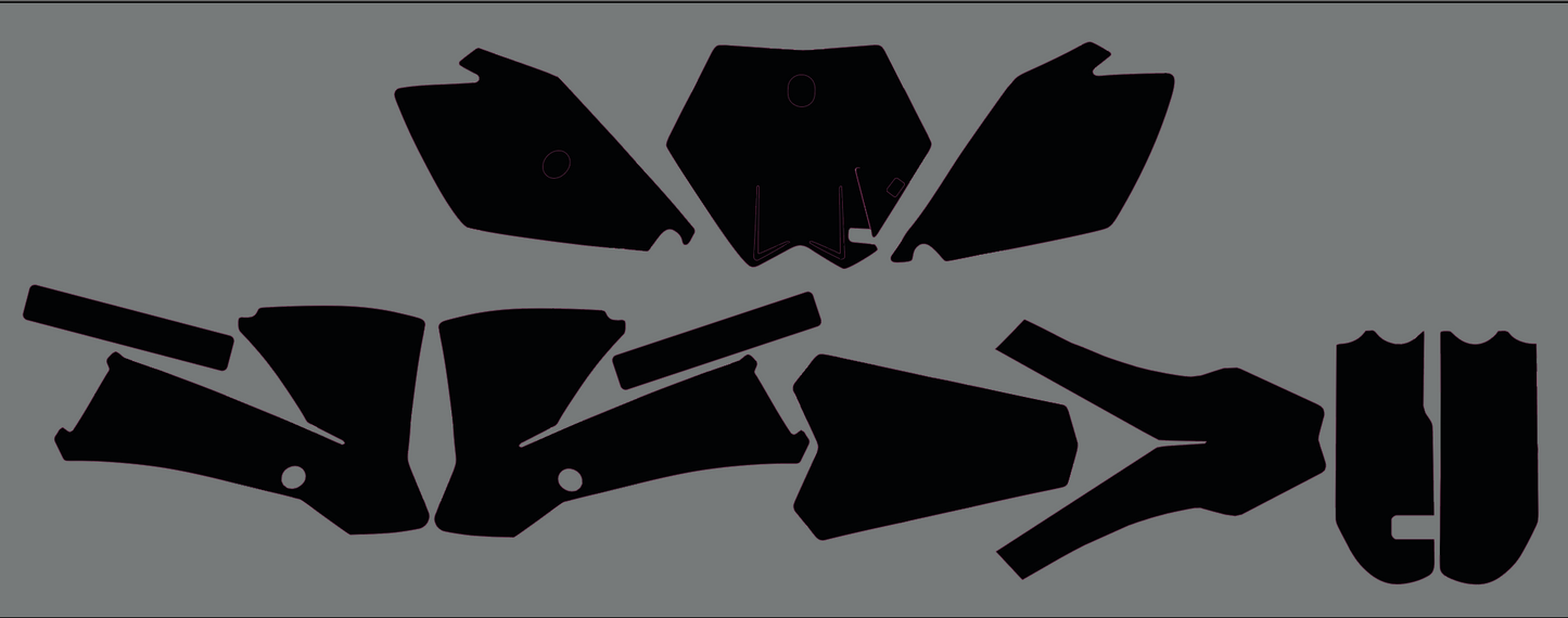 KTM SX 85 MX Motocross 2003 2004 2005 2006 2007 2008 2009 2010 2011 2012 Graphics Template