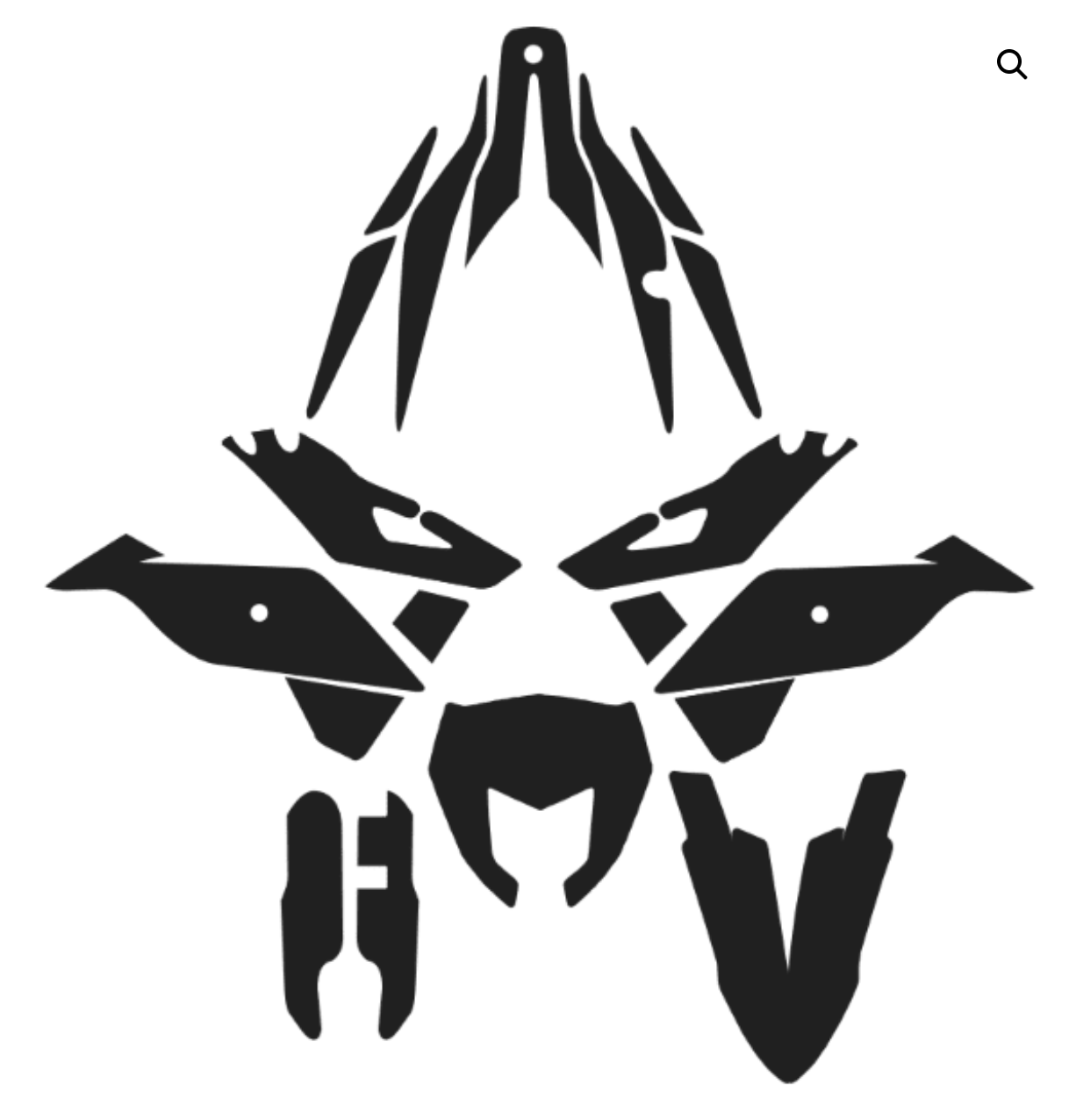 Generic Trigger SM 50cc Graphics Template Vector