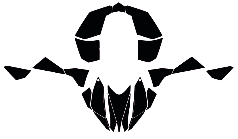 KTM XC 525 ATV Quad Graphics Template