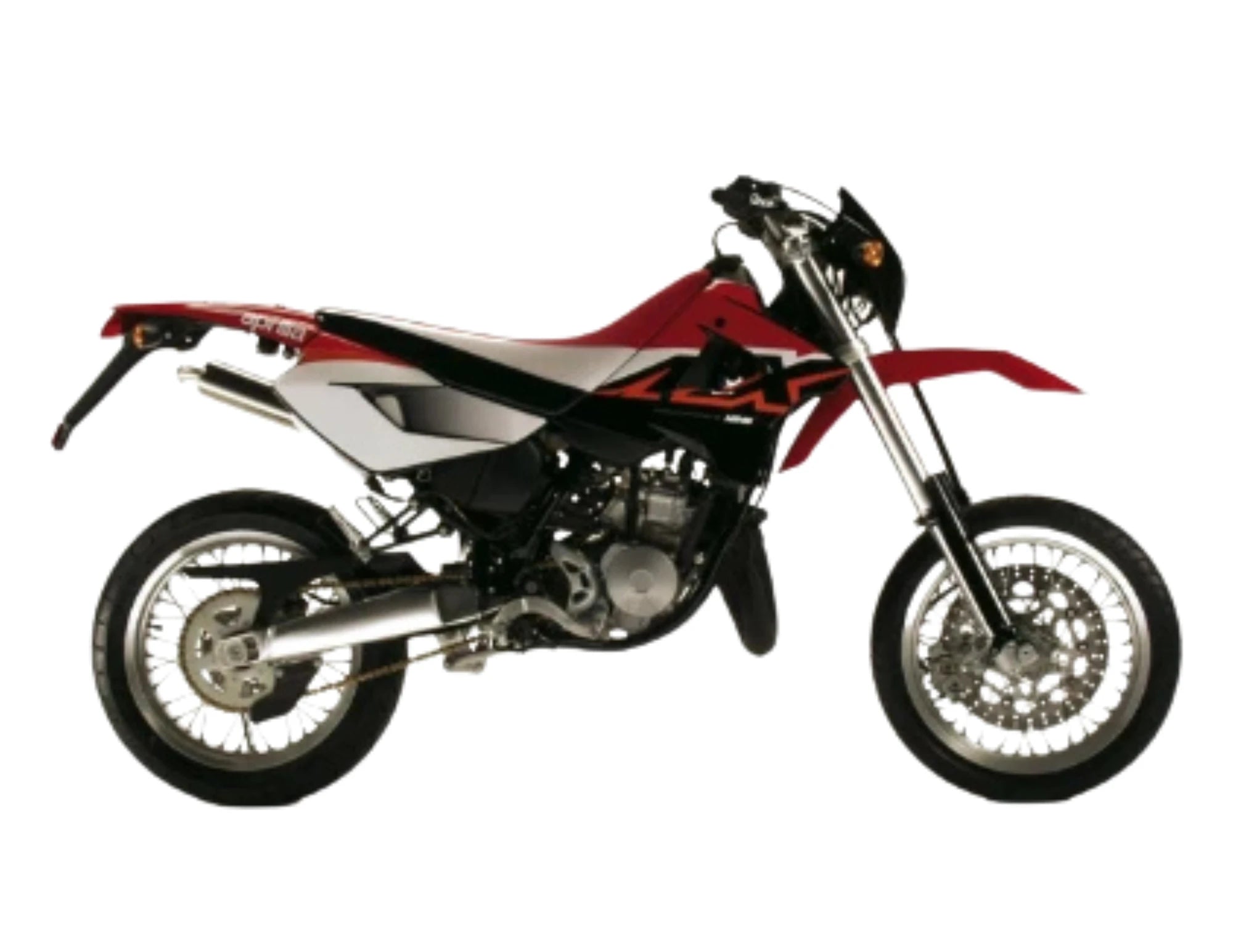 APRILIA MX 125 2005-2006 Graphics Template Vector Enduro