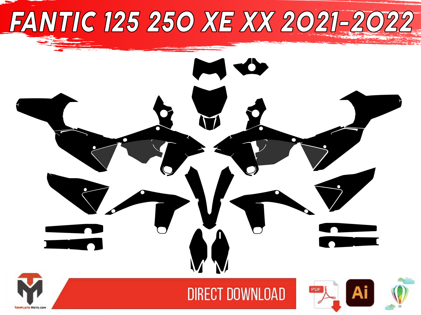 FANTIC 125 250 XE XX 2021-2022