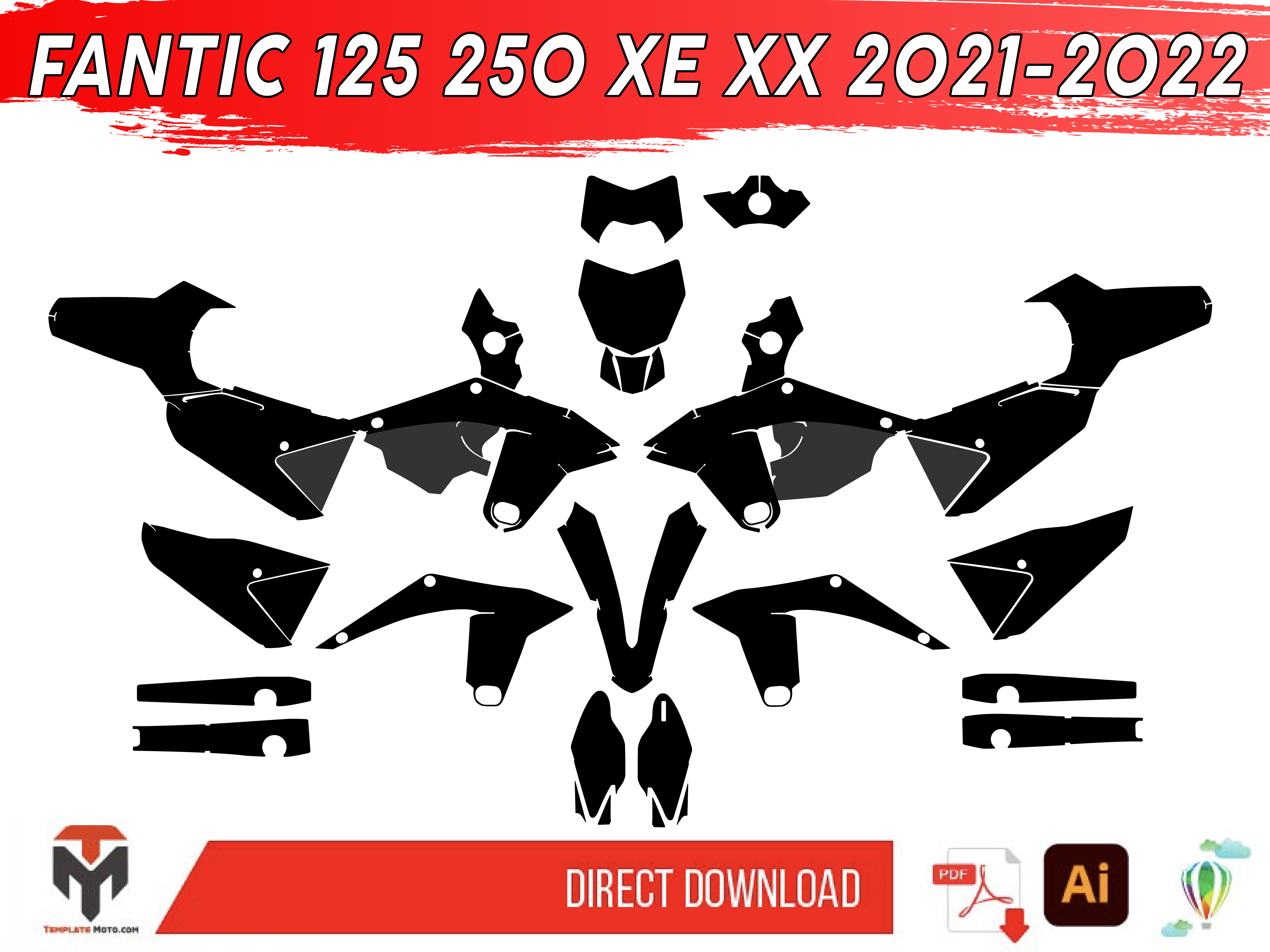 FANTIC 125 250 XE XX 2021-2022