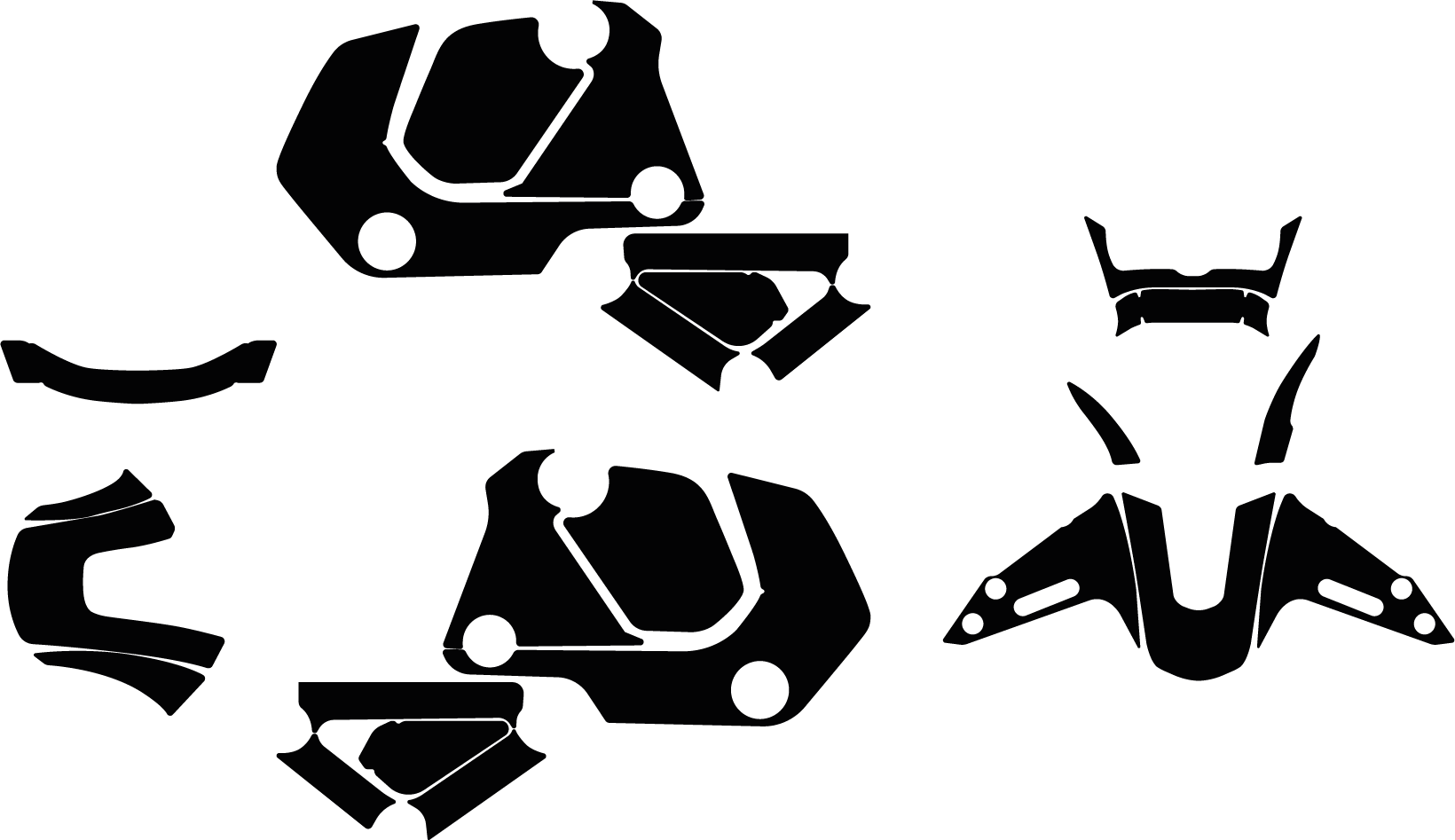 HONDA GROM MSX 125 2021-2026 Graphics Template Vector