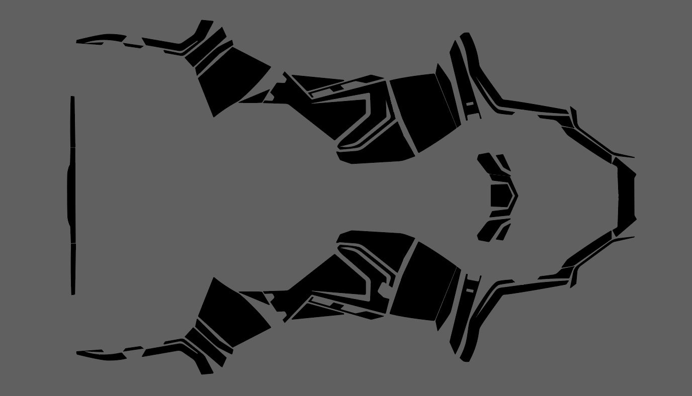 POLARIS SPORTSMAN 570 EPS 2022 ATV Graphics Template Vector