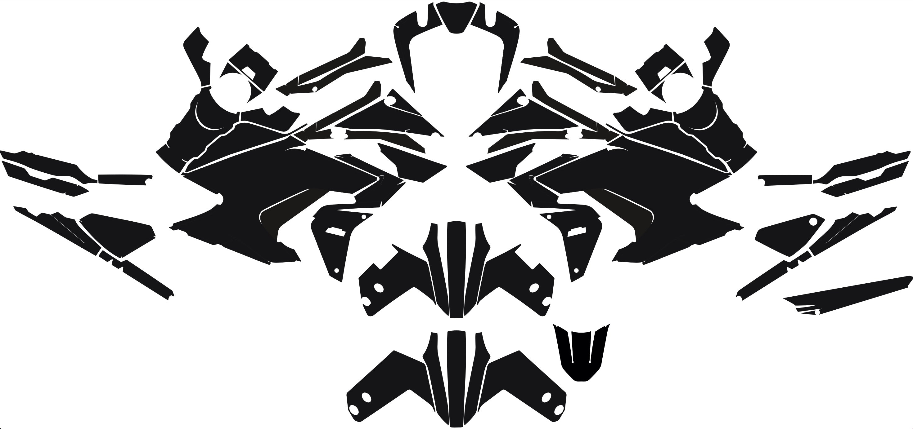 KTM 1290 SUPER ADVENTURE S-R 2021-2023 Streetbike Graphics Template Vector