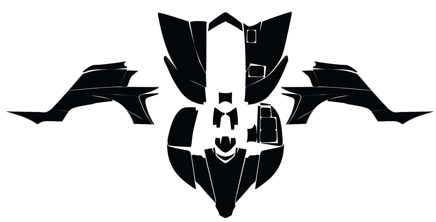 Yamaha YFZ-R 450 ATV Quad 2003 2004 2005 2006 2007 2008 Graphics Template