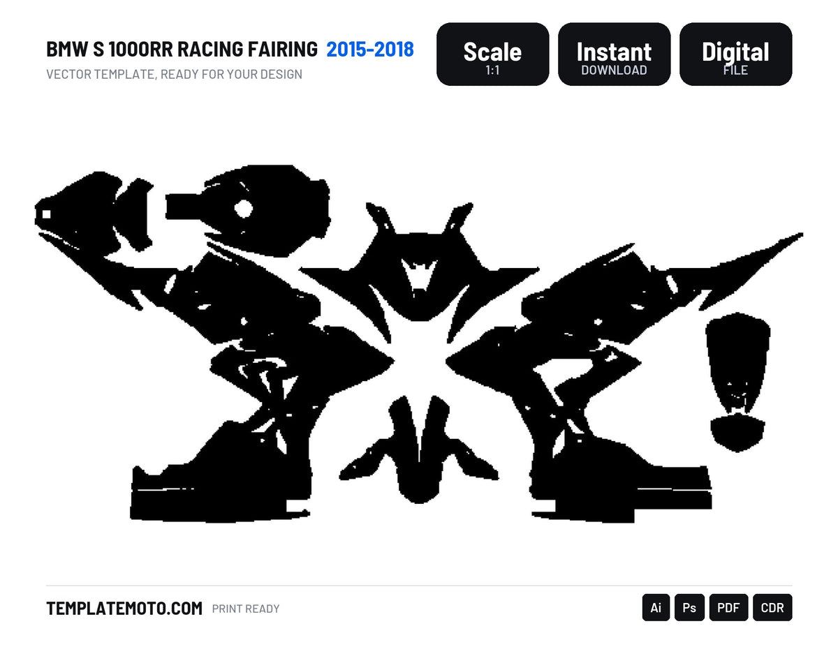 BMW S 1000RR RACING FAIRING 2015-2018
