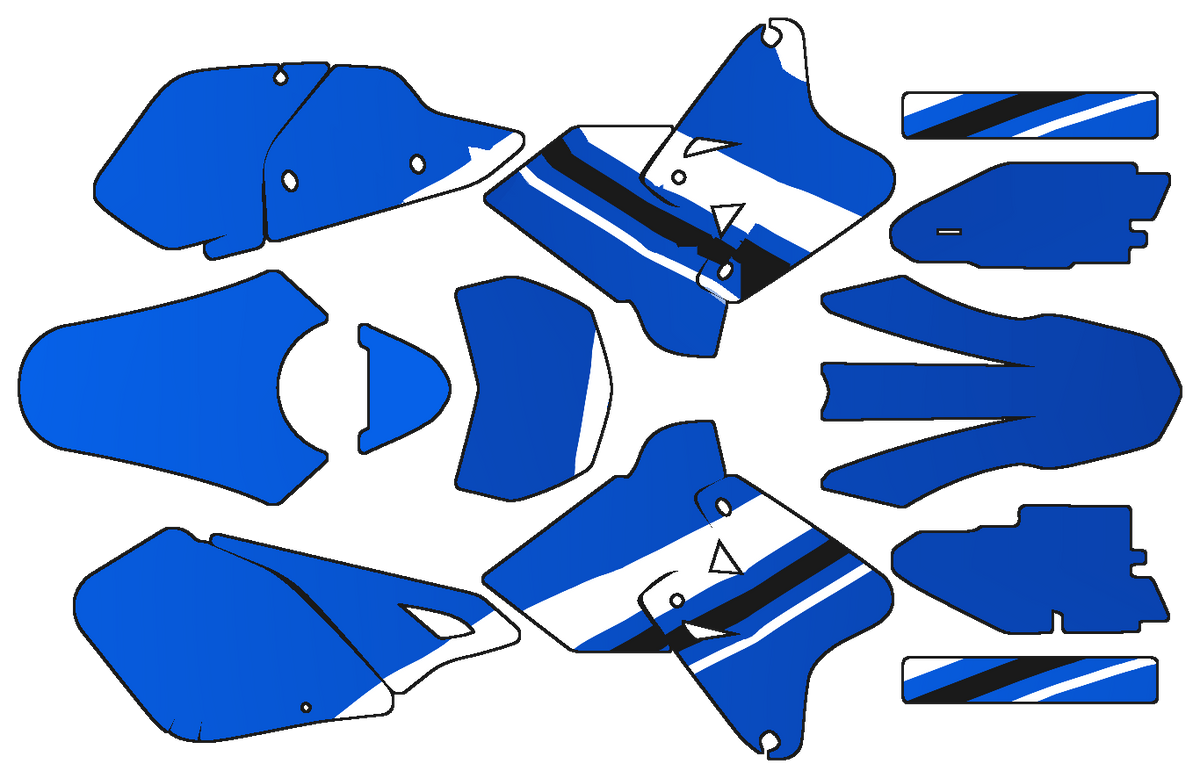 Your design, flat, in Illustrator