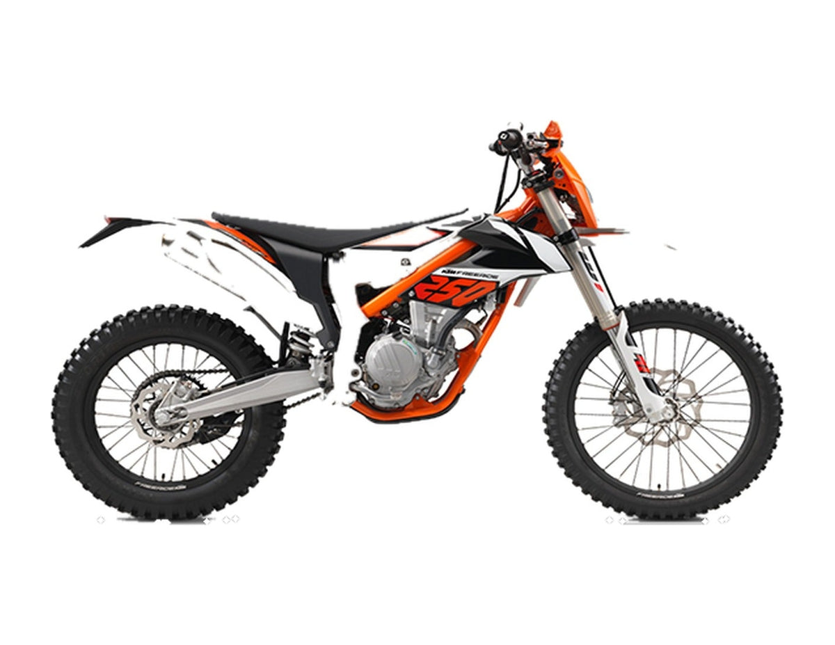 KTM FREERIDE 250 250F 300 350F 2012-2017 E-XC ELECTRIC 2018-2023 Graphics Template Vector motorcycle