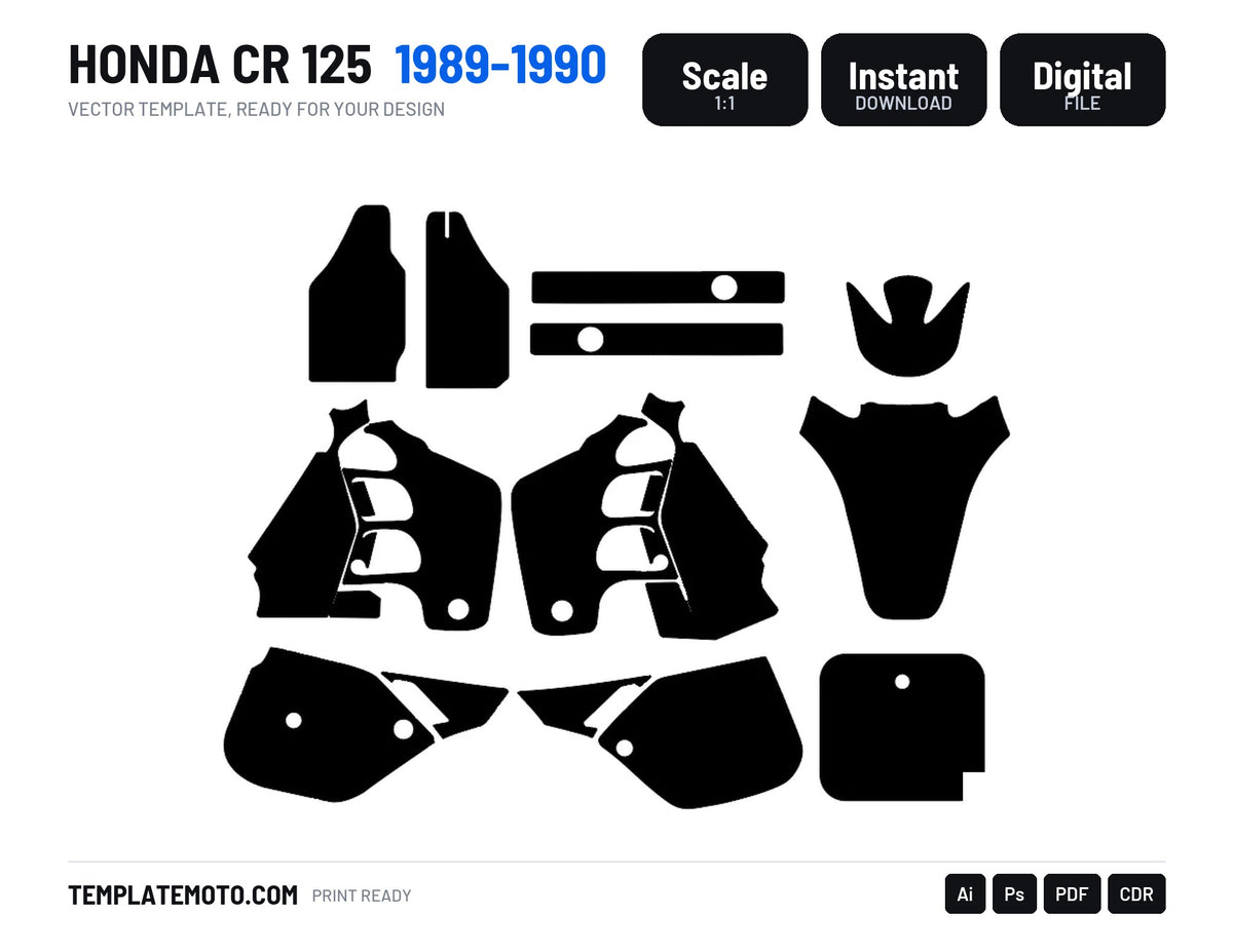 HONDA CR 125 1989-1990
