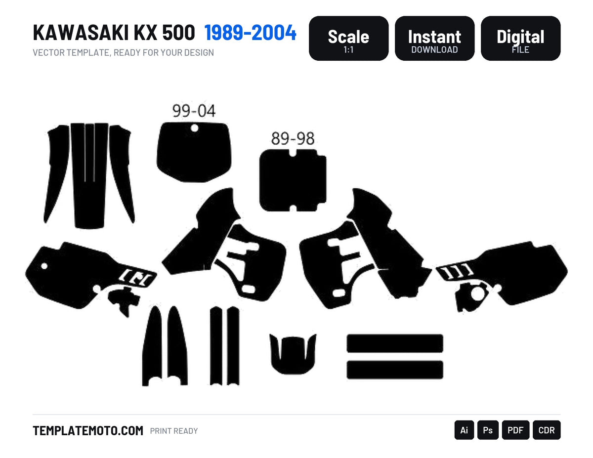 KAWASAKI KX 500 1989-2004