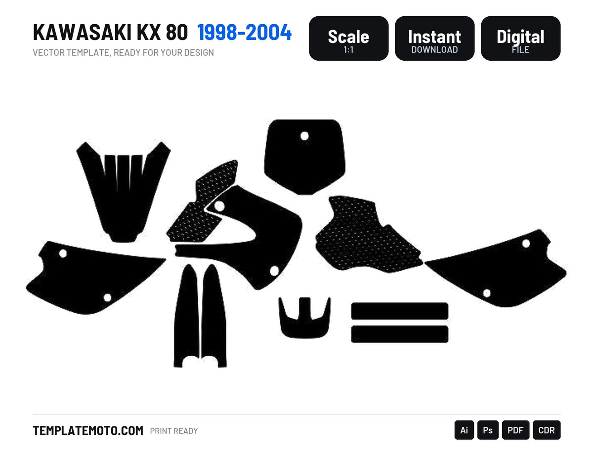 KAWASAKI KX 80 1998-2004