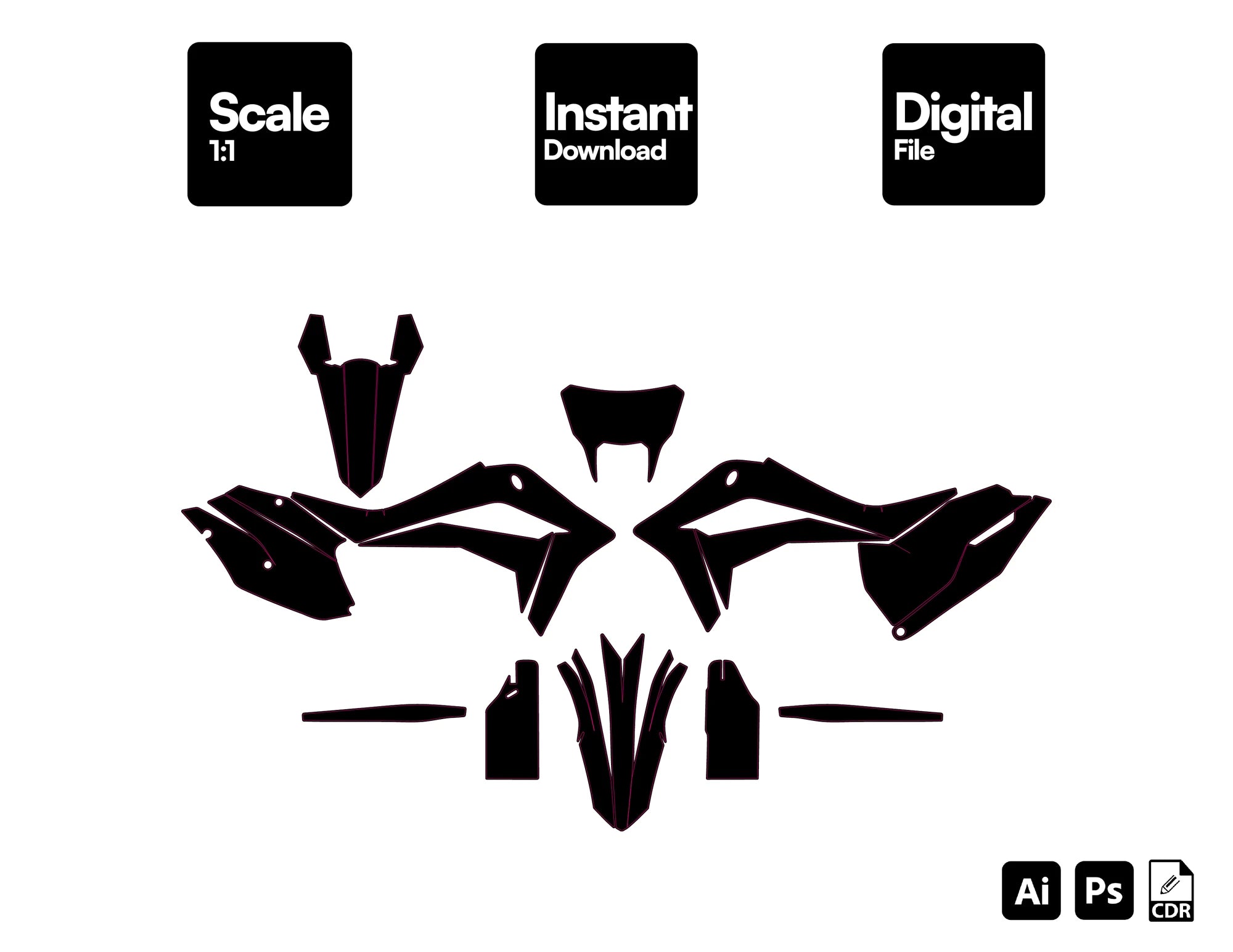 KAYO K5 2024-2025 Template vector graphics