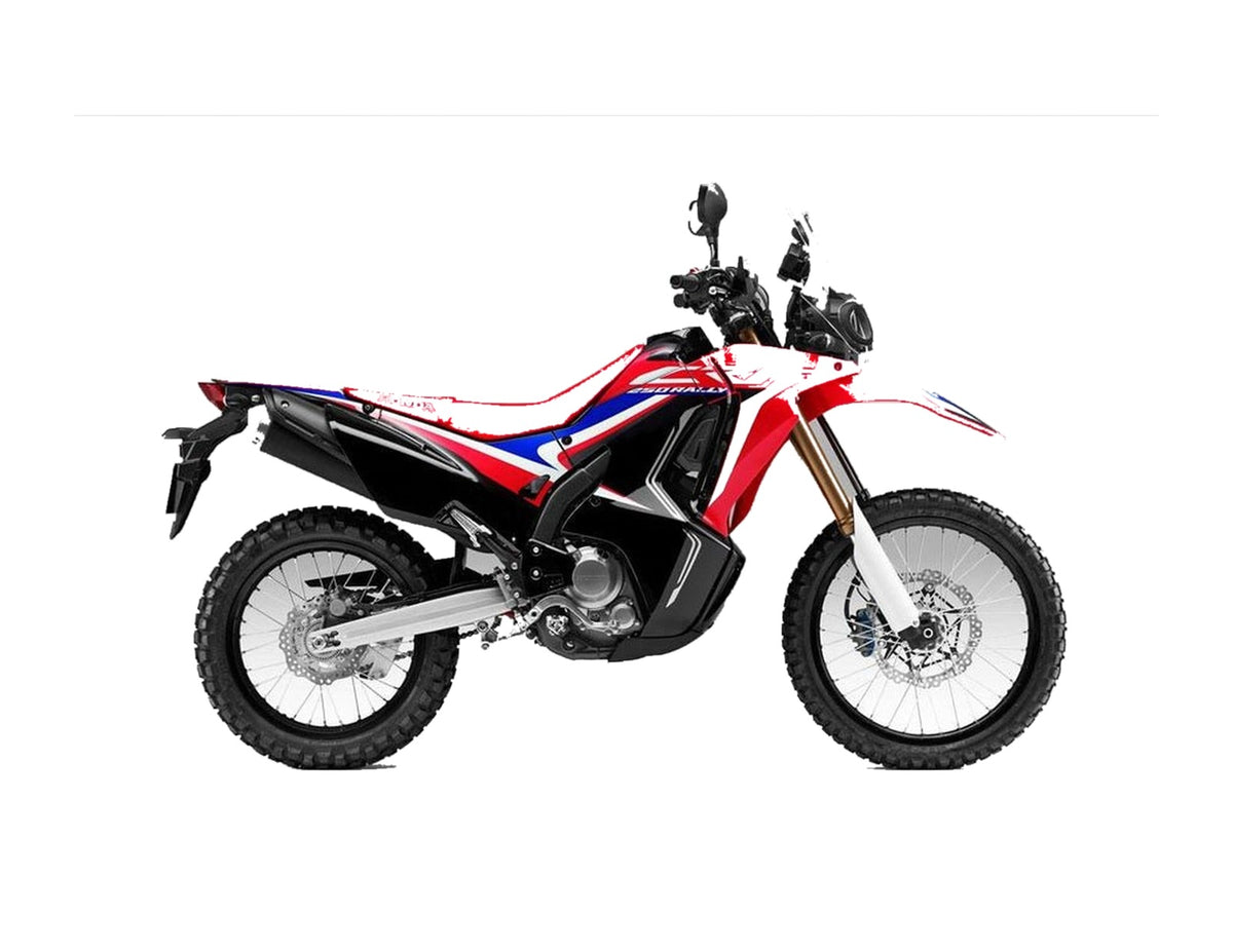 Honda CRF 250 Rally Enduro 2017-2020 Graphics Template motorcycle