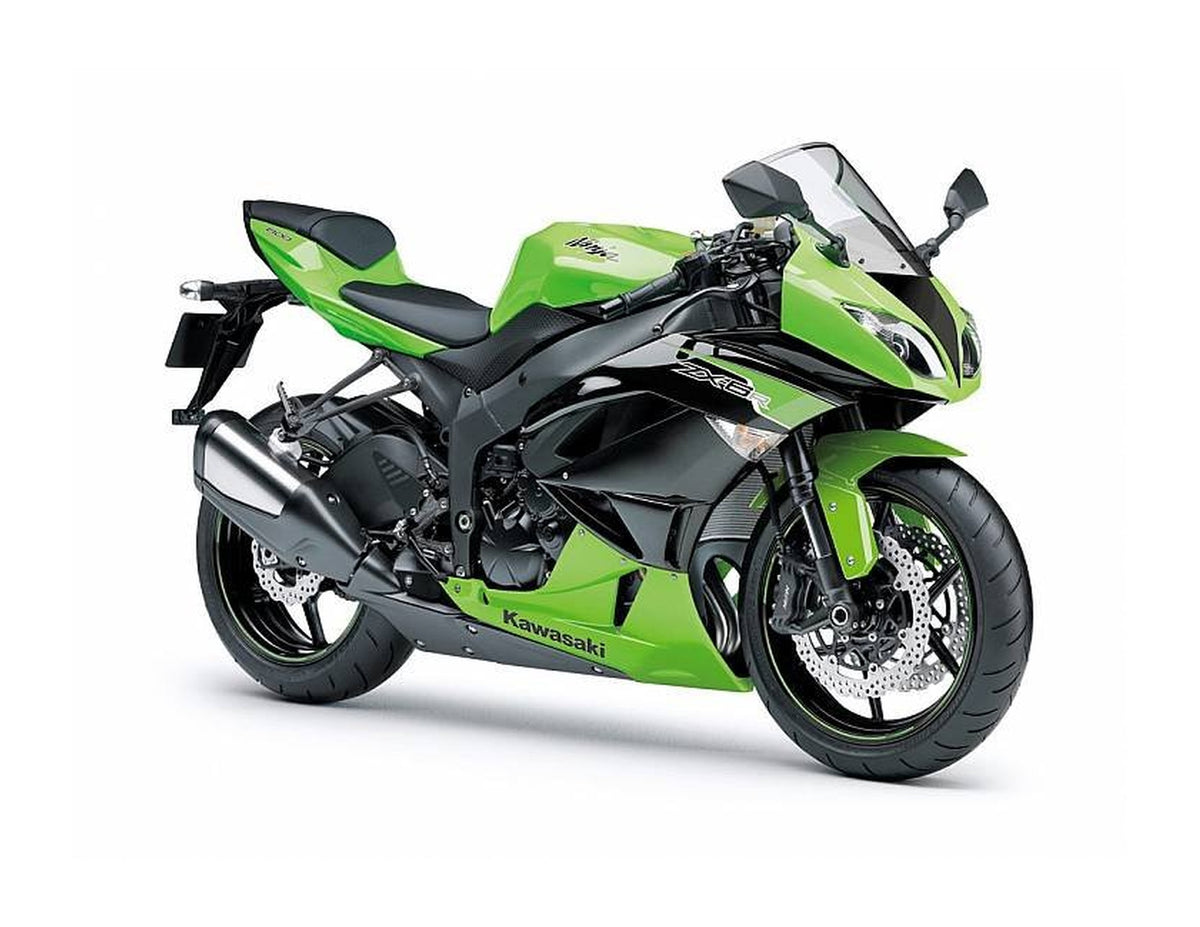 KAWASAKI NINJA ZX-6R 2011-2012 ZX6R Streetbike Graphics Template Vector