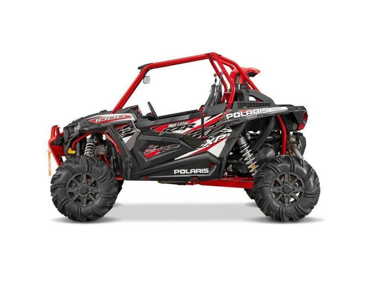 POLARIS RZR XP 1000 2014-2018 UTV Graphics Template Vector motorcycle