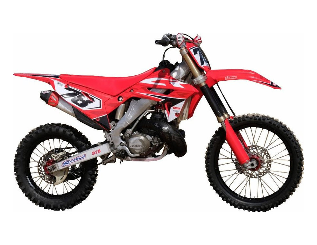 HONDA POLISPORT RESTYLE CR 125 250 2002-2007 NEW 2022 STYLE Graphics Template Vector motorcycle