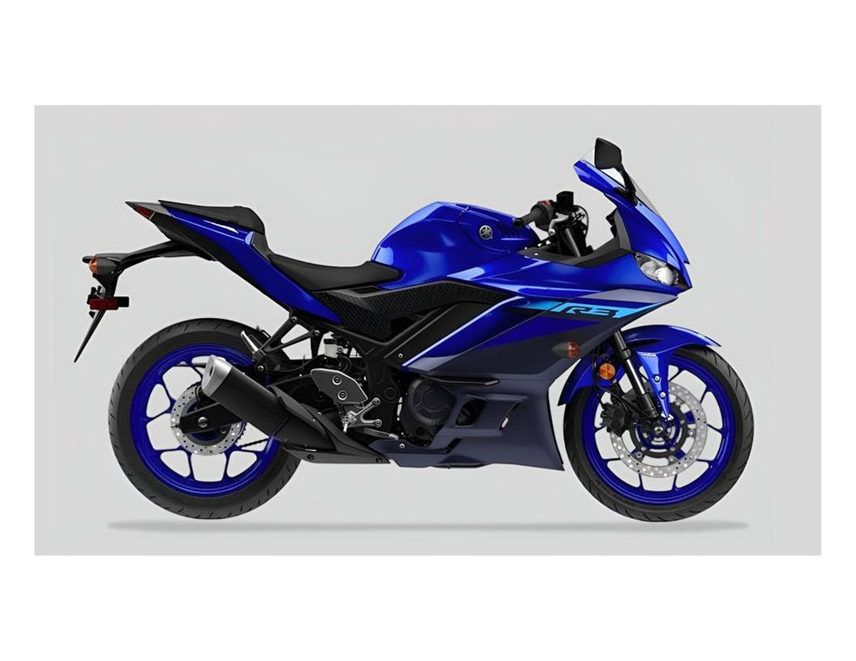 Yamaha YZF R3 2019-2022 Streetbike Graphics Template Vector motorcycle