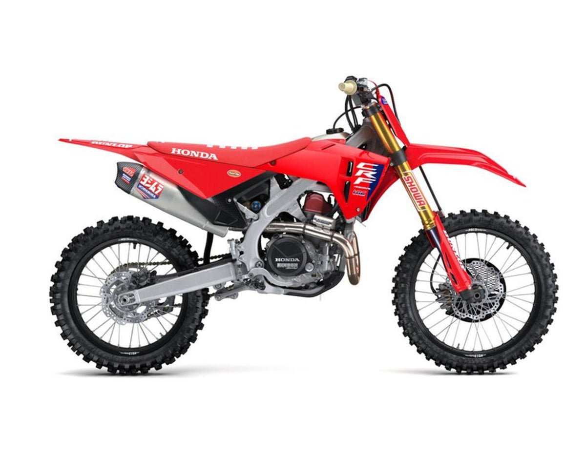 HONDA CRF 450 2025 Motocross Graphics Template Vector motorcycle
