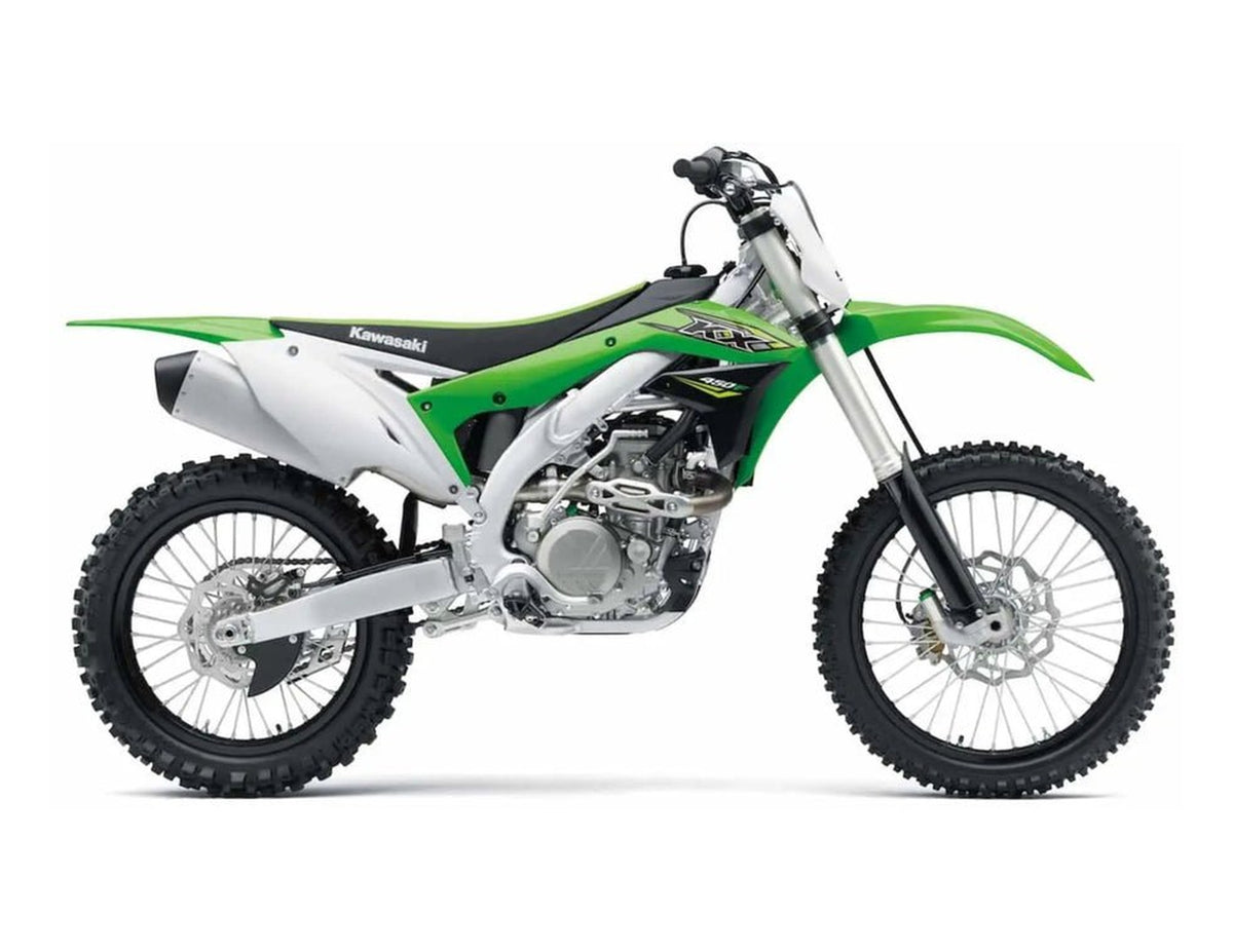 KAWASAKI KXF 450 KX 450F 2016-2018 Graphics Template Vector motorcycle