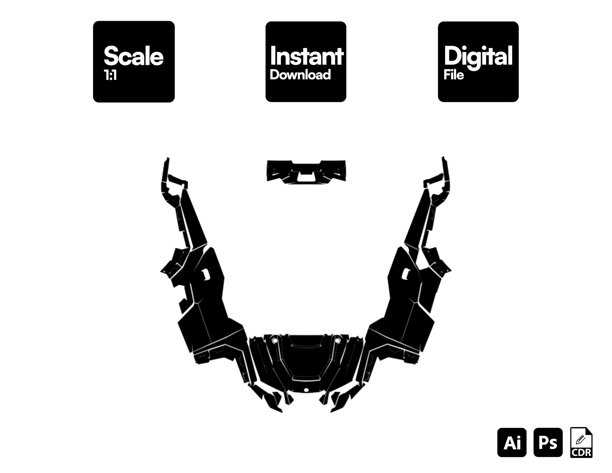 Polaris GENERAL 1000 EPS 2016 2017 2018 2019 2020 2021 2022 Graphic Templates