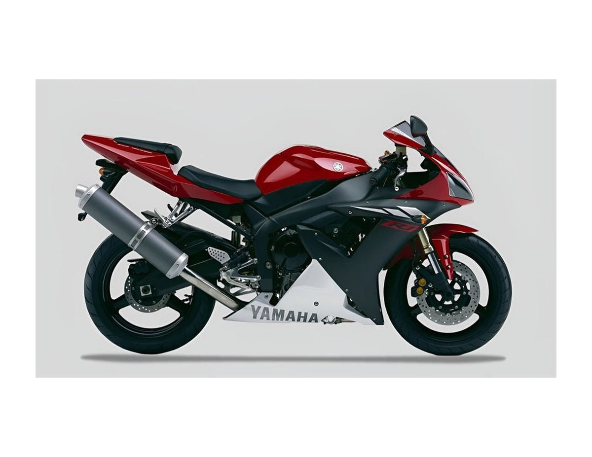 Yamaha YZF R1 2002-2003 Streetbike Graphics Template Vector