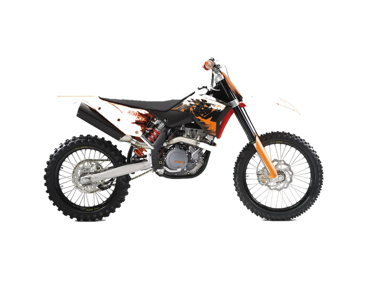 KTM SXF 125 TO 450 2007 2008 2009 2010 . SMR 2008 2009 2010. motorcycle