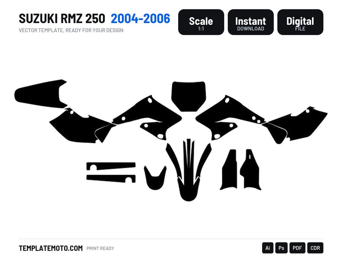 SUZUKI RMZ 250 2004-2006