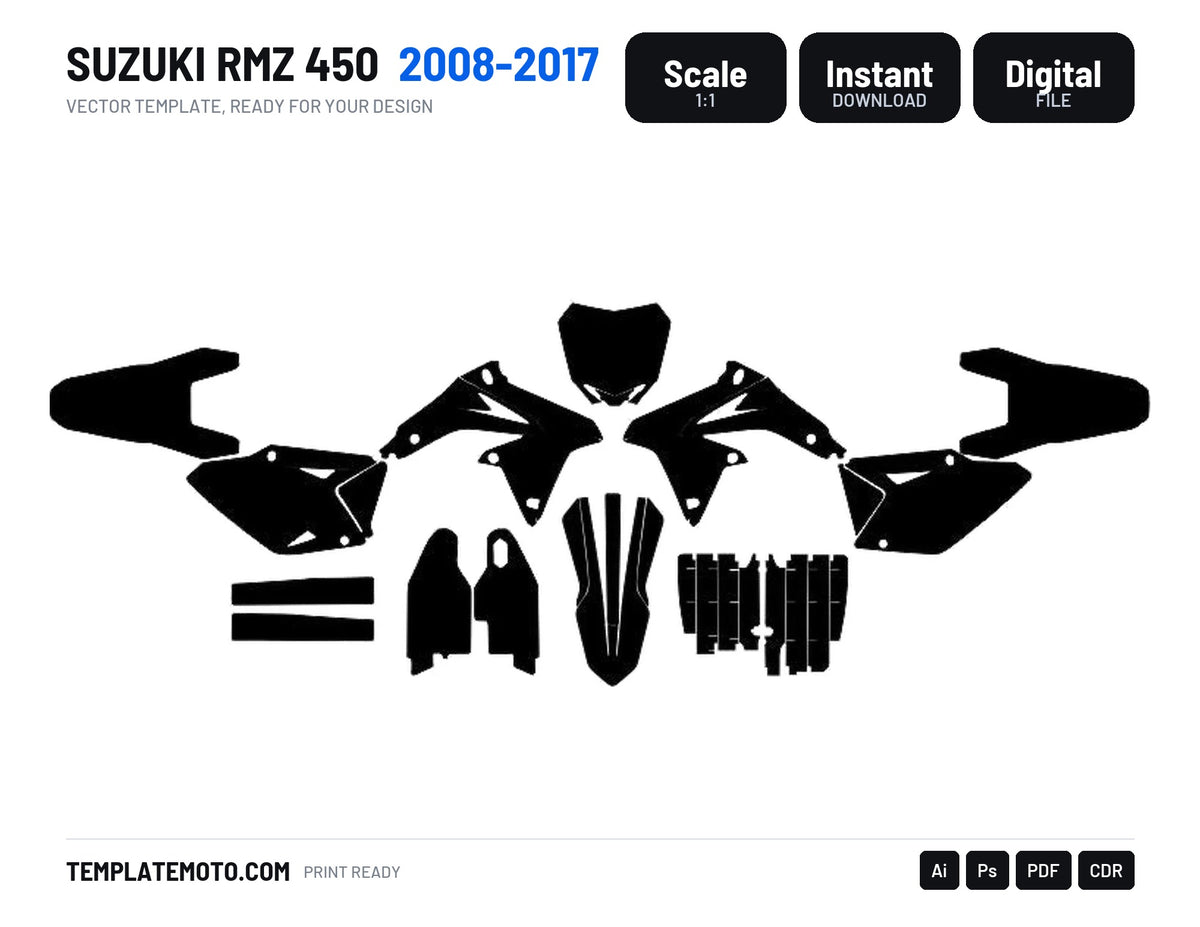 SUZUKI RMZ 450 2008-2017