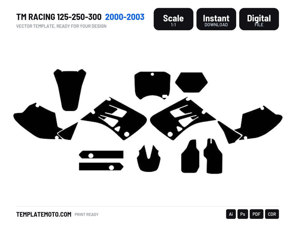 TM Racing 125-250-300 2000-2003
