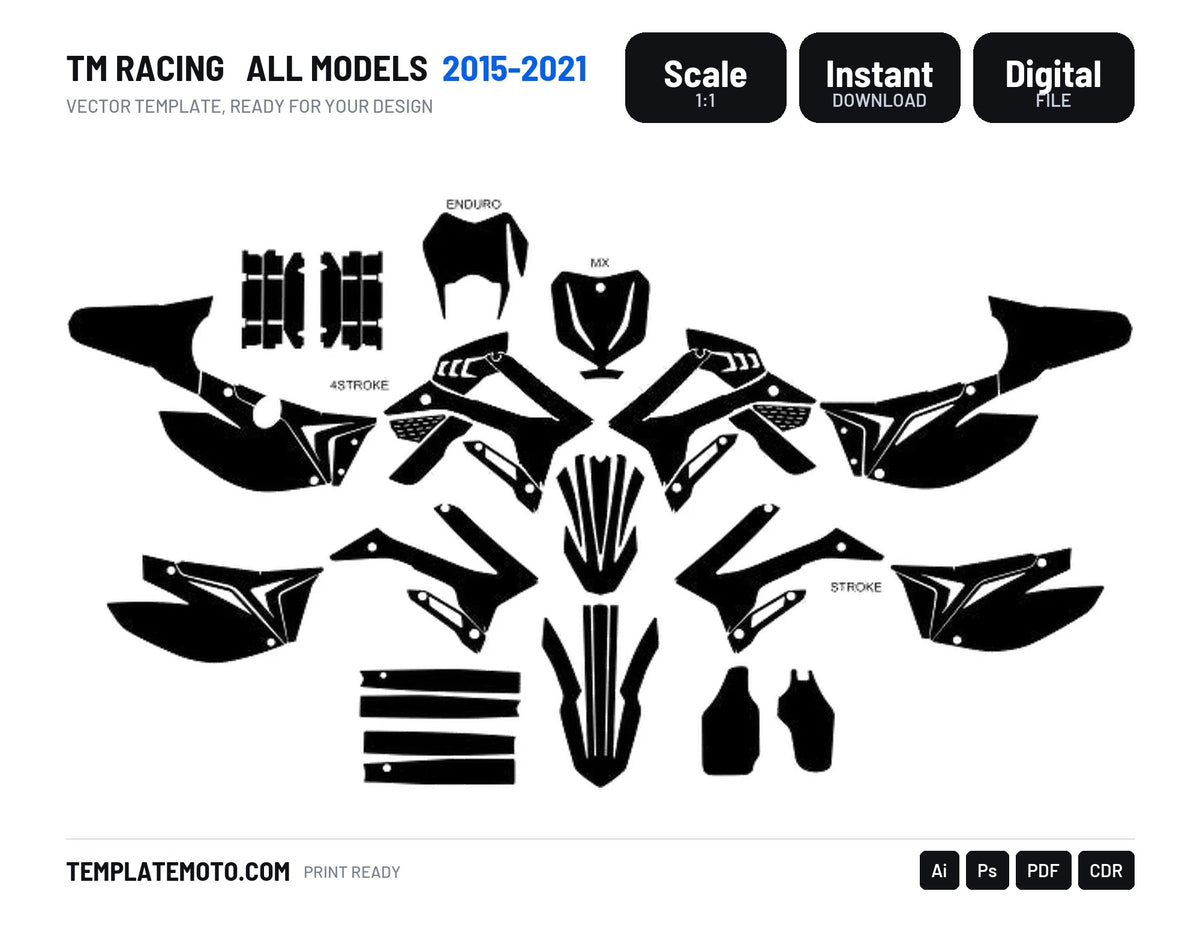 TM RACING 2015-2021 all models