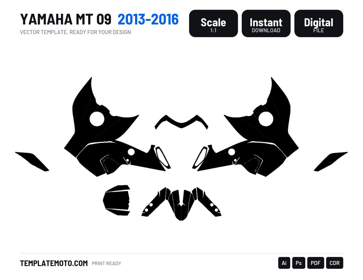 YAMAHA MT 09 2013-2016