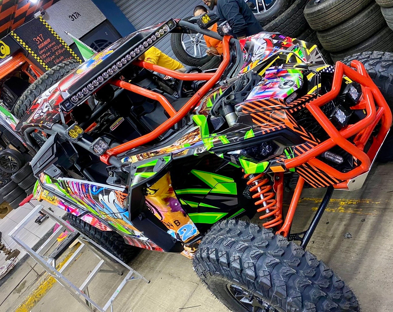 CAN AM MAVERICK X3 X DS TURBO RR 2017-2023 UTV Graphics Template Vector