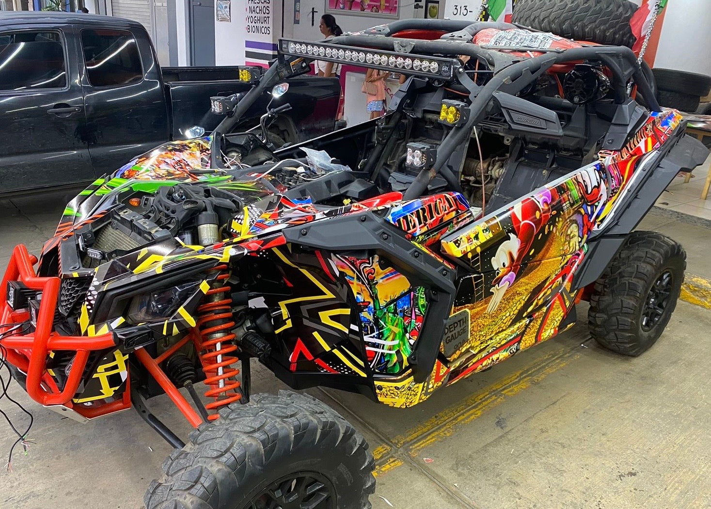 CAN AM MAVERICK X3 X DS TURBO RR 2017-2023 UTV Graphics Template Vector