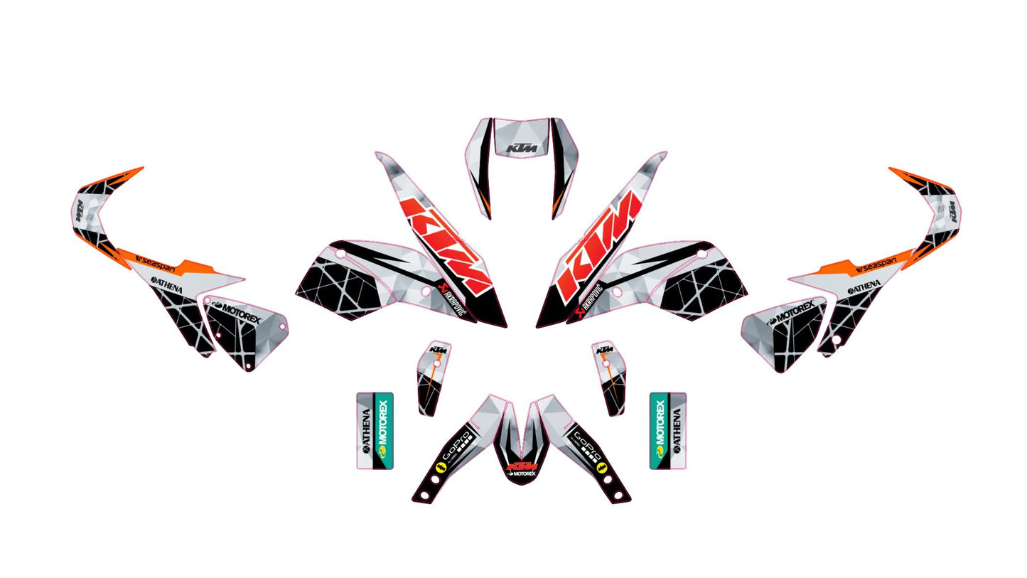 KTM DUKE 690 2012-2018 VECTOR GRAPHICS