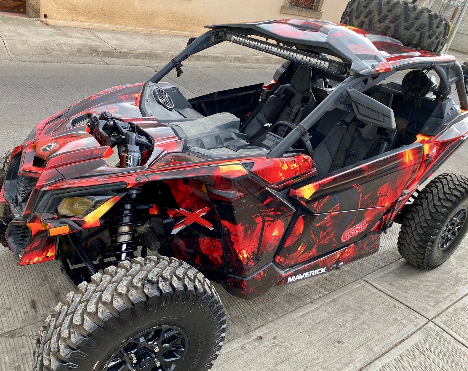CAN AM MAVERICK X3 2017-2022 UTV Graphics Template Vector