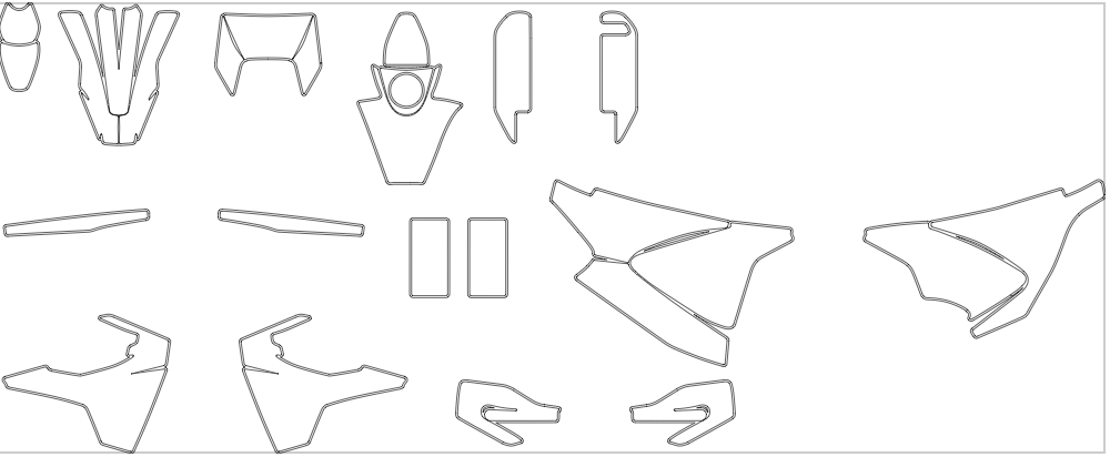 Husqvarna 701 Supermoto 2015 2016 2017 2018 2019 2020 Graphics Template
