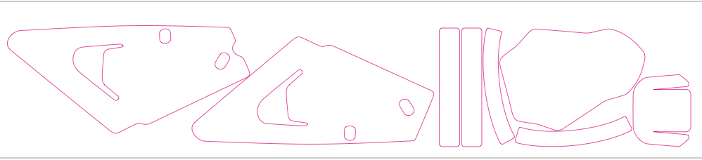 Husqvarna Enduro MX Motocross All Models 2000 2001 2002 2003 2004 2005 Graphics Template