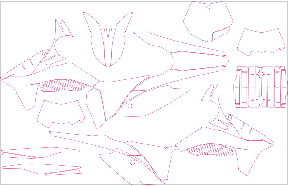 KTM EXC EXCF SX SXF 2011 2012 2013 Graphics Template