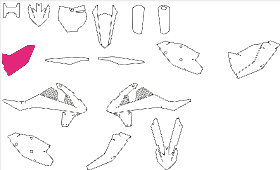 KTM SX SXF 2016 2017 2018 Graphics Template