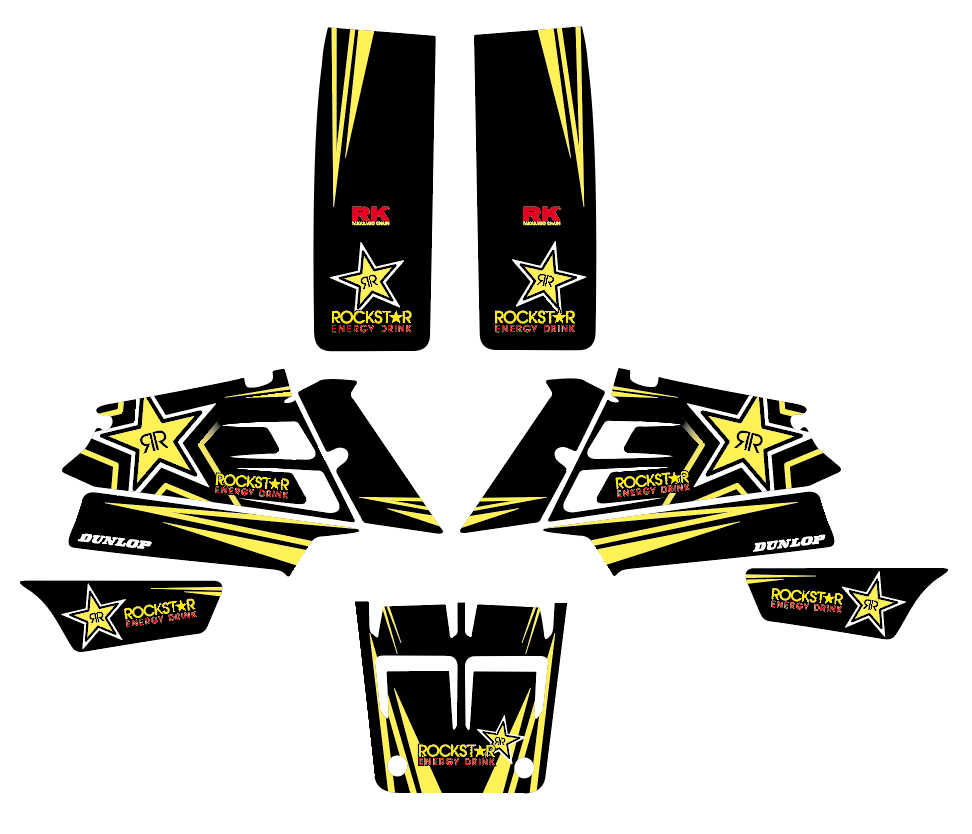 YAMAHA Banshee 350 Ready-made design Template Graphics