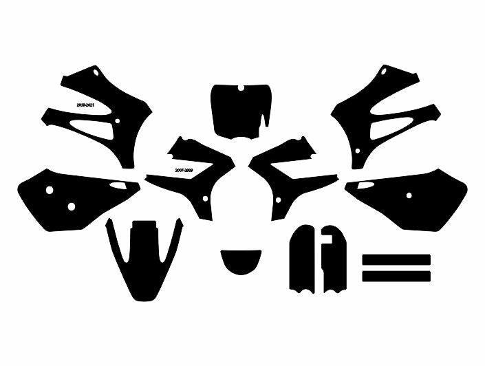 Cobra CX 65 2007-2021 ENDURO MX SUPERMOTO Graphics Template Vector